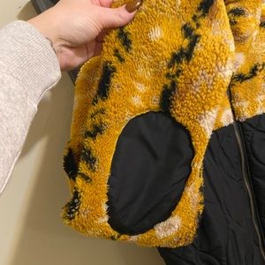Soft jacket, sweatshirt, elbow patches, fall & winter wear, zip up, fuzzy jacket